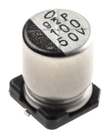 Nichicon - UWT1H101MNL1GS - Nichicon WT ϵ 50 V ֱ 100F SMD  UWT1H101MNL1GS, 20%ݲ, +105C		