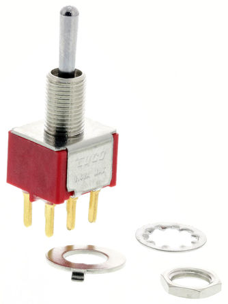 TE Connectivity - A205SYCB04 - TE Connectivity ˫˫ л 1-1825139-6, (On)-Off-(On), 400 mA @ 20 V		