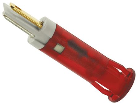 Apem - QS101KKR12 - Apem QS101KKR12 12 mm  ɫ  LED ָʾ, FASTONӶ, 10mmװ׳ߴ, 12 V ֱ		