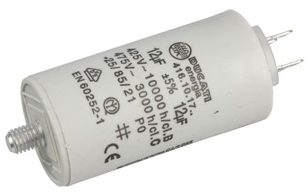 Ducati Energia - 4.16.10.17.64 - Ducati Energia 4.16.10/15 ϵ 12F ۱ϩ (PP) 4.16.10.17.64, 5%, 450V , װ, 36mmֱ		