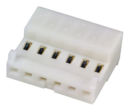 TE Connectivity - 3-643814-6 - TE Connectivity MTA-100 ϵ 6· 2.54mmھ ֱ ĸ IDC  3-643814-6, °װ		