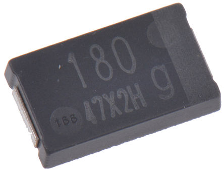 Panasonic - EEFCT0G181R - Panasonic SP-Cap CT ϵ 4 V ֱ 180F SMD ۺ ۺ EEFCT0G181R, 20%ݲ, 15m(ֵ), +105C		