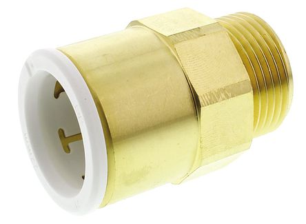 John Guest - 22MC(3/4)BRASS - John Guest ֱ ͷ 22mm x 3/4 in BSP  ͭƺʽͷ		