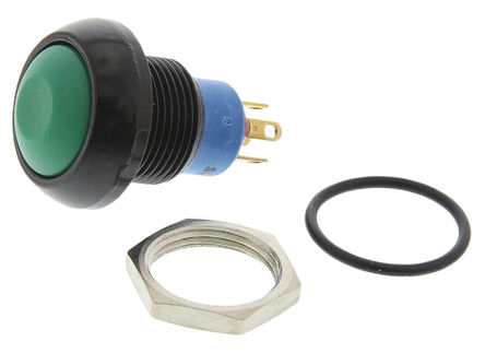 Apem - IPR5SAD3 - Apem IPR5SAD3 IP67 ��ɫ ˲�� ����/���� ��尲װ ��ť����, 5 A@ 28 V ֱ��		