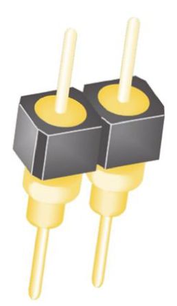 Samtec - BBS-102-G-A - Samtec BBS ϵ 2· 2.54mmھ (1) ֱ Ź BBS-102-G-A, Ӷ˽, 1A, ͨ		