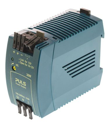 PULS - ML30.102 - PULS 30W ģʽ DIN 尲װԴ ML30.102, 84%Ч, 240V ac, 3A, 12V dc		