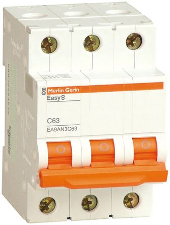Schneider Electric - EA9AN3D20 - Schneider Electric Easy 9 EA9 ϵ 20 A MCB EA9AN3D20		
