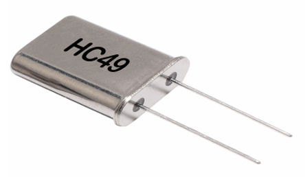 IQD - 1.84320MHz HC49 20/50/-40+85C/30pF - IQD LFXTAL062532R250, 1.8432MHz , 20ppm, 2 HC-49		