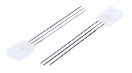 Broadcom - HLMP-0800 - Broadcom ˫ɫ ɫ/ɫ LED HLMP-0800, 100ӽ, 3   ͨ		