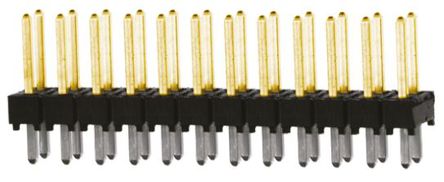 Samtec - TSW-112-07-L-D - Samtec TSW ϵ 24· 2.54mmھ (2) ֱ Ź TSW-112-07-L-D, Ӷ˽, 7.6A, ͨ		