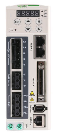 Schneider Electric - LXM23AU04M3X - Schneider Electric 0.4 kW   ŷ LXM23AU04M3X, 2.6 A, 220 V, 162mm, 60mm, 146mm, 0  +55 C		