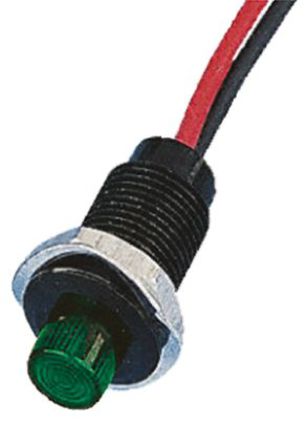 Oxley - OXL/CLH/100/P/110/FL30/GN - Oxley OXL/CLH/100/P/110/FL30/GN 7.1 mm ͹ ɫ LED ָʾ, ߽Ӷ, 10.15mmװ׳ߴ, 110 V 		