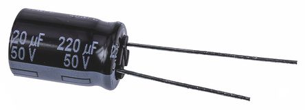 Panasonic - EEUFR1H221 - Panasonic FR  ϵ 50 V ֱ 220F ͨ  EEUFR1H221, 20%ݲ, +105C		