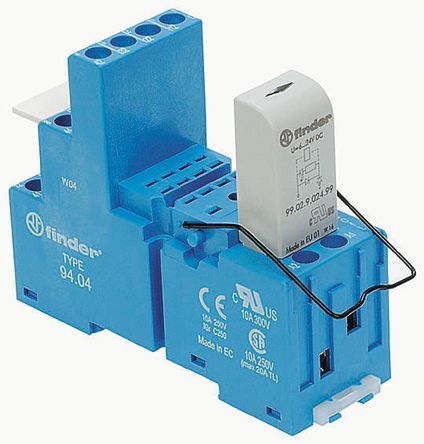 Finder - 99.02.0.060.98 - Finder 99.02.0.060.98 Plug In ӿڼ̵ģ, 60V ac/dc		