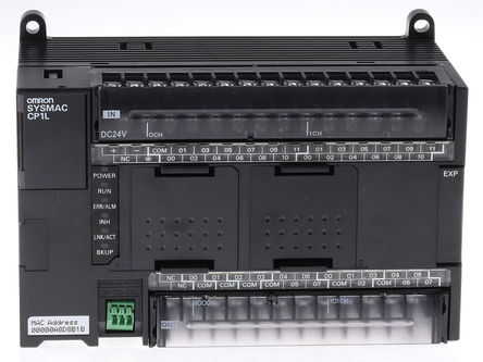 Omron - CP1L-EM40DR-D - Omron CP1L-EM ϵ PLC CPU CP1L-EM40DR-D, 10000 ڴ, ̫, 10000 , 40 I/O ˿, DIN찲װ, 20.4  26.4 V ֱ		