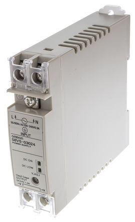 Omron - S8VS03024 - Omron 30W ģʽ DIN 尲װԴ S8VS03024, 80%Ч, 264V ac, 1.3A, 24V dc 24V dc/		
