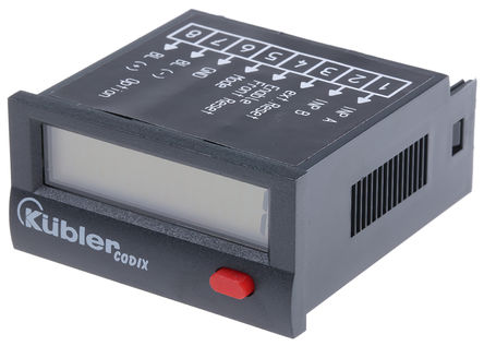 Kubler - 6.133.012.851 - Kubler 8λ LCD ּ 6.133.012.851, -9999999  99999999ʾΧ, ѹ, 6kHzƵ, 4  30 V ֱԴ		