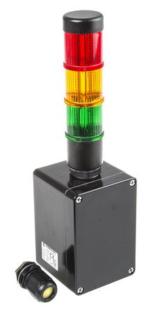 Werma - 74113055 - Werma Kompakt 741 ϵ LED ű 74113055, 3 Ԫ, ɫ/ɫ/ɫ, 24 V ֱԴ		