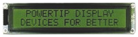 Powertip - PC2002LRS-B - Powertip ͸ ĸ LCD ɫʾ PC2002LRS-B, LED, 220ַ		