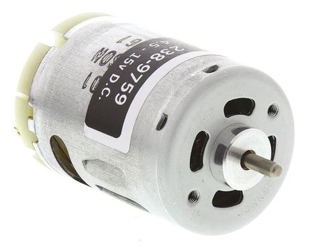 RS Pro - 719RE540/1 - RS Pro ֱ綯 719RE540/1, 4.5  15 V ֱԴ, 2.85 A, 154.4 gcm, 13360 rpm, 3.18mm ֱ		