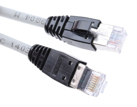 HellermannTyton - 851-10828 - HellermannTyton 2m ɫ LSZH ˫ (STP) 5e RJ45C5E-2.0MSLD/GY		