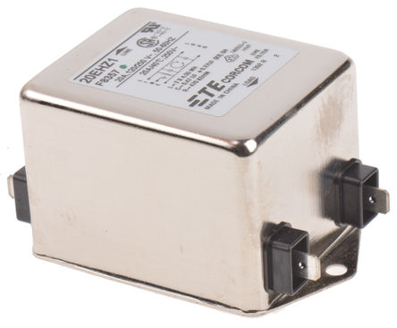 TE Connectivity - 20EHZ1 - TE Connectivity HZ ϵ 20A 250 V , 50 Hz, 60 Hz װ RFI ˲ 3-1609037-2, νӶ		