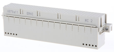 ERNI - 374380 - ERNI ERNIPRESS ϵ 5  160 · 2.54mm ھ ֱ DIN 41612  374380, TE C2ȼ, Ӷ˽, 2A		