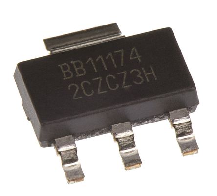 Texas Instruments - REG1117-3.3 - Texas Instruments REG1117-3.3 LDO ѹ, 3.3 V, 800mA, 1%ȷ, 3.8  15 V, 3 + Tab SOT-223װ		