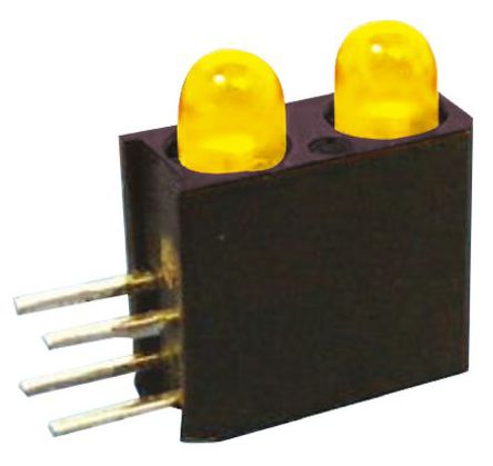 Marl - 122-311-04 - Marl 122-311-04 ɫ ֱ LED ָʾ, 2 LED, 2.1 V, ͨװװ		