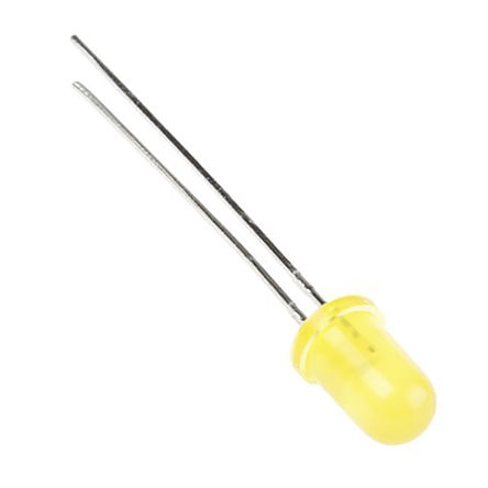 Kingbright - L-53YD-12V - Kingbright Resistor ϵ ɫ (588 nm ) LED L-53YD-12V, 20 mcd, 60 ӽ 5mm (T-1 3/4) ͨ		