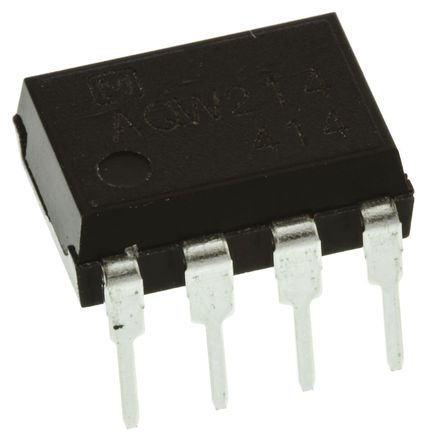 Panasonic - AQW214E - Panasonic 100 mA PCBװ DPNO ̵̬ AQW214E, MOSFET, 400 V		