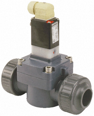 Burkert - 041980 - Burkert 0142 ϵ 2˿ PVC ŷ 041980, 6 bar, 20mm˿, NC, 24 V ֱ		