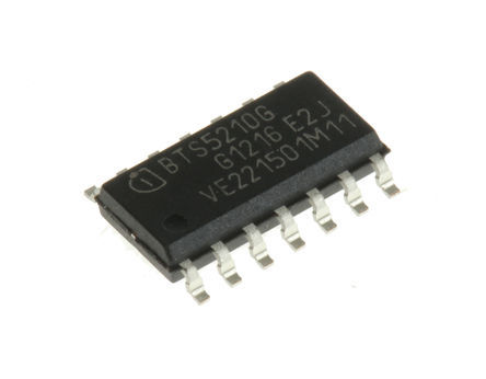 Infineon - BTS5210G - Infineon BTS5210G 4 ܵԴ, ߲࿪, 3.9A, -10  16V, 14 SOICװ		