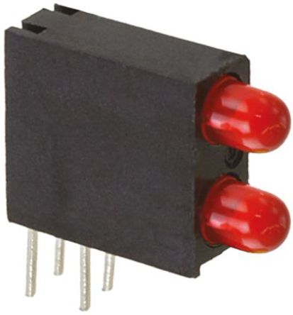 Dialight - 553-0311F - Dialight 553-0311F ɫ ֱ LED ָʾ, 60 , 2 LED, 20 V, ͨװװ		