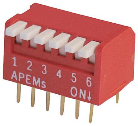 Apem - DPL06V - Apem DPL06V 6λ ܸ ͨ DIP  SIP , , 50 mA@ 24 V ֱ		