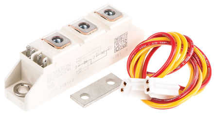 Semikron - SKKT 27B12 E - Semikron SKKT 27B12 E SCR ˫բģ, 25A, Vrev=1200V 10mA, 7 Semipack1װ		