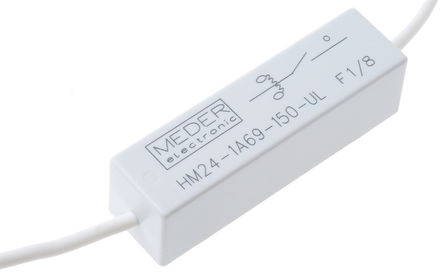 Meder - HM24-1A69-150-UL - Meder HM24-1A69-150-UL 单极常开 簧片继电器, 24V dc, 68 x 19 x 19.8mm		