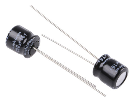 Nichicon - USR1C101MDD - Nichicon SR ϵ 16 V ֱ 100F ͨ  USR1C101MDD, 20%ݲ, +85C		