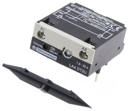 Schneider Electric - LA4DT2U - Schneider Electric TeSys D ϵ ģ (ON ӳ) Ӵʱ LA4DT2U, Χ 1.5  30s, / , 240 V Ȧ		