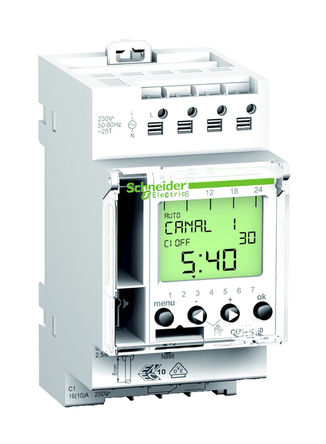 Schneider Electric - CCT15720 - Schneider Electric 1ͨ DIN 쿪 CCT15720, 죬Сʱλ, 230 V Դ		