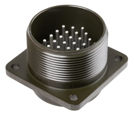 Amphenol - MS3102A-24-28P - Amphenol 24· ʽװ    MS3102A-24-28P, о, ǳߴ24, MIL-DTL-5015		