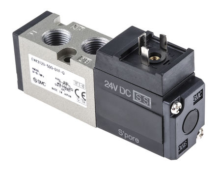 SMC - EVK3120-5DO-01F-Q - SMC VK3000 ϵ 166nl/min G 1/8 ѹ / Ʒ EVK3120-5DO-01F-Q, װ, 24V dcȦѹ, 0  0.7Mpa		