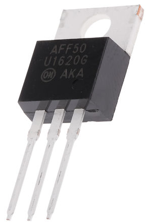 ON Semiconductor - MUR1620CTG - ON Semiconductor MUR1620CTG  , Io=16A, Vrev=200V, 35ns, 3 TO-220ABװ		