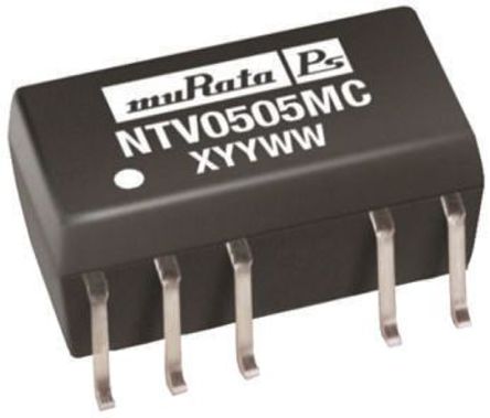 Murata Power Solutions - NTV0512MC - Murata Power Solutions NTV ϵ 1W ʽֱ-ֱת NTV0512MC, 4.5  5.5 V ֱ, 12V dc, 42mA, 3kV dcѹ		