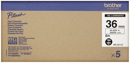 Brother - HGE261V5 - BROTHER HGE261V5 5װ ɫ ɫ  ǩӡͱǩ, PT SeriesͺŴӡ		