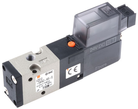SMC - VZ312-5MNZ-M5-Q(KIT) - SMC VZ300 ϵ 196.3nl/min  M5 x 0.8 ѹ ȵ/ȵ Ʒ VZ312-5MNZ-M5-Q, װ, 24V dcȦѹ, 0.15  0.7Mpa		