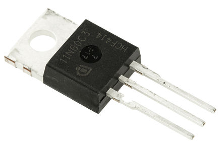 Infineon - SPP11N60C3 - Infineon CoolMOS C3 ϵ Si N MOSFET SPP11N60C3, 11 A, Vds=600 V, 3 TO-220װ		
