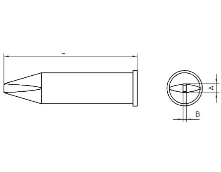 Weller - T0054480499 - XHTC / Chisel tip, W 3.2 mm, T 1.2 mm		