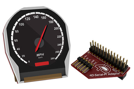4D Systems - SK-220RD-PI - 4D Systems Diablo16 ϵ 1.38in TFT Raspberry Pi LCD ʾ, 220 x 220pixels ֱ, LED  ӿ		