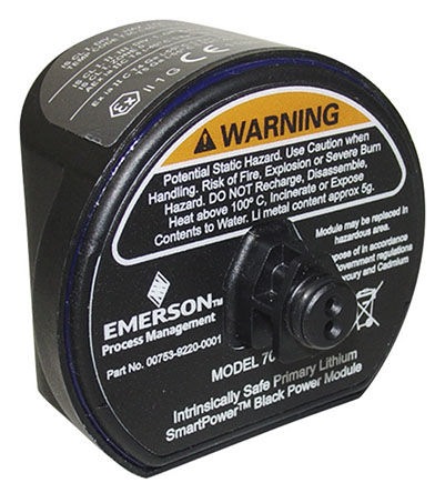 Emerson Process Management - 701PBKKF - Emerson Process Management 1 尲װ Һλ 701PBKKF, 7.2 V Դ, 74 Dia. x 52mm		